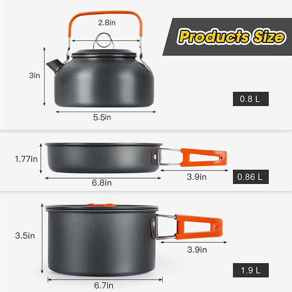 Camping Cooking Set – Compact Outdoor Kitchen Kit
