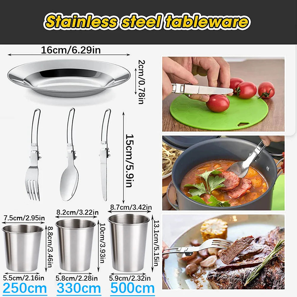 Camping Cooking Set – Compact Outdoor Kitchen Kit