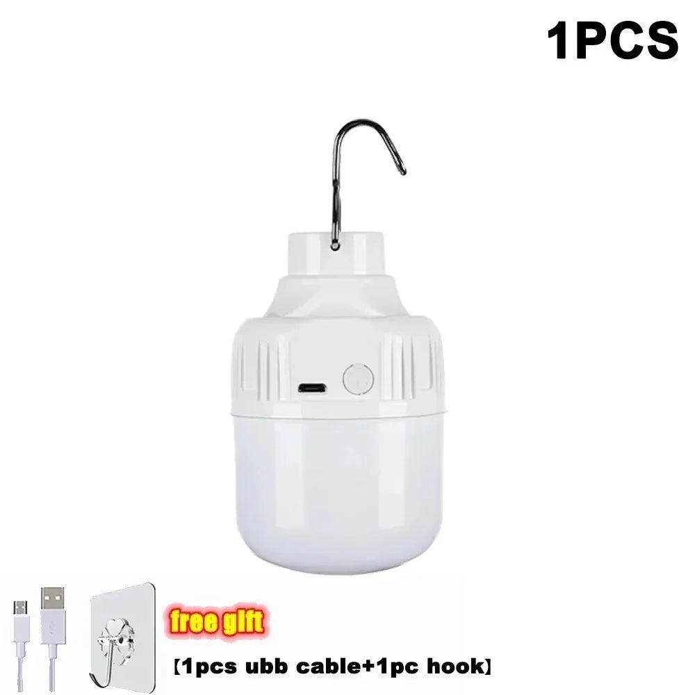 Portable Outdoor LED Camping Lantern USB Rechargeable Tent Light