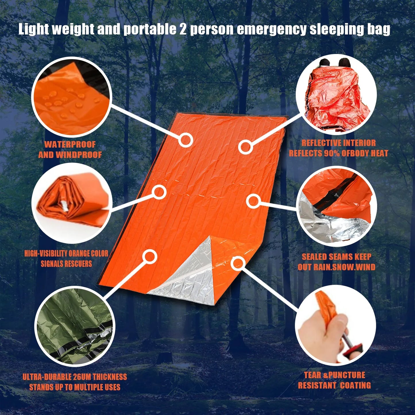 Emergency Survival Bivy Bag