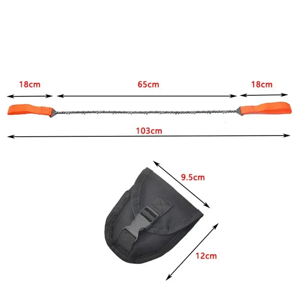 Pocket Survival Chain Saw – Compact Hand Chainsaw for Camping & Emergency Use