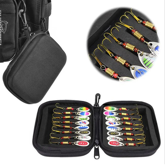 Premium 16PCS Fishing Lure Kit – Spinner & Spoon Set