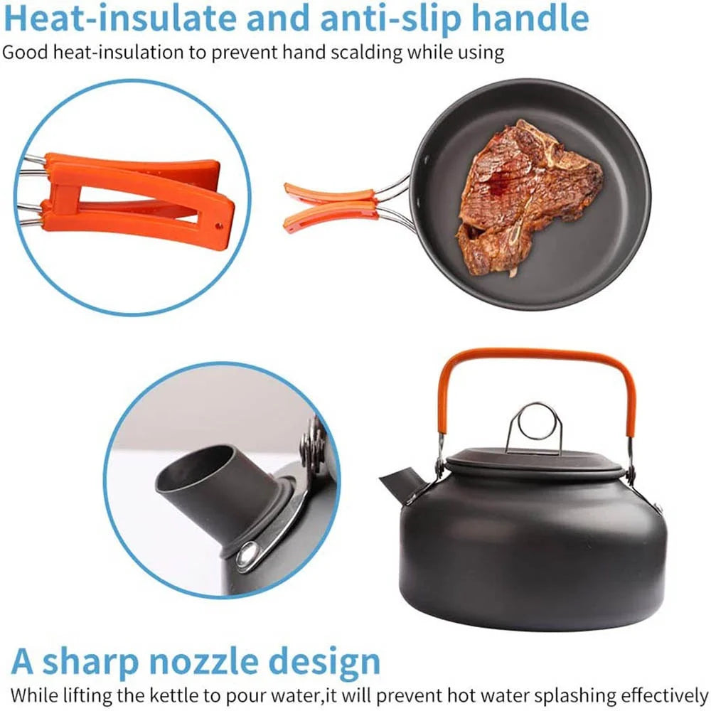 Camping Cooking Set – Compact Outdoor Kitchen Kit