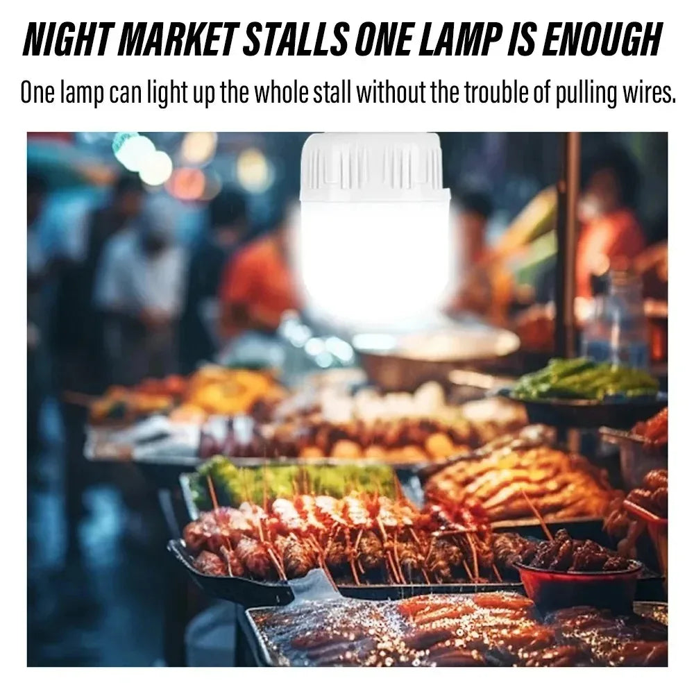 Portable Outdoor LED Camping Lantern USB Rechargeable Tent Light